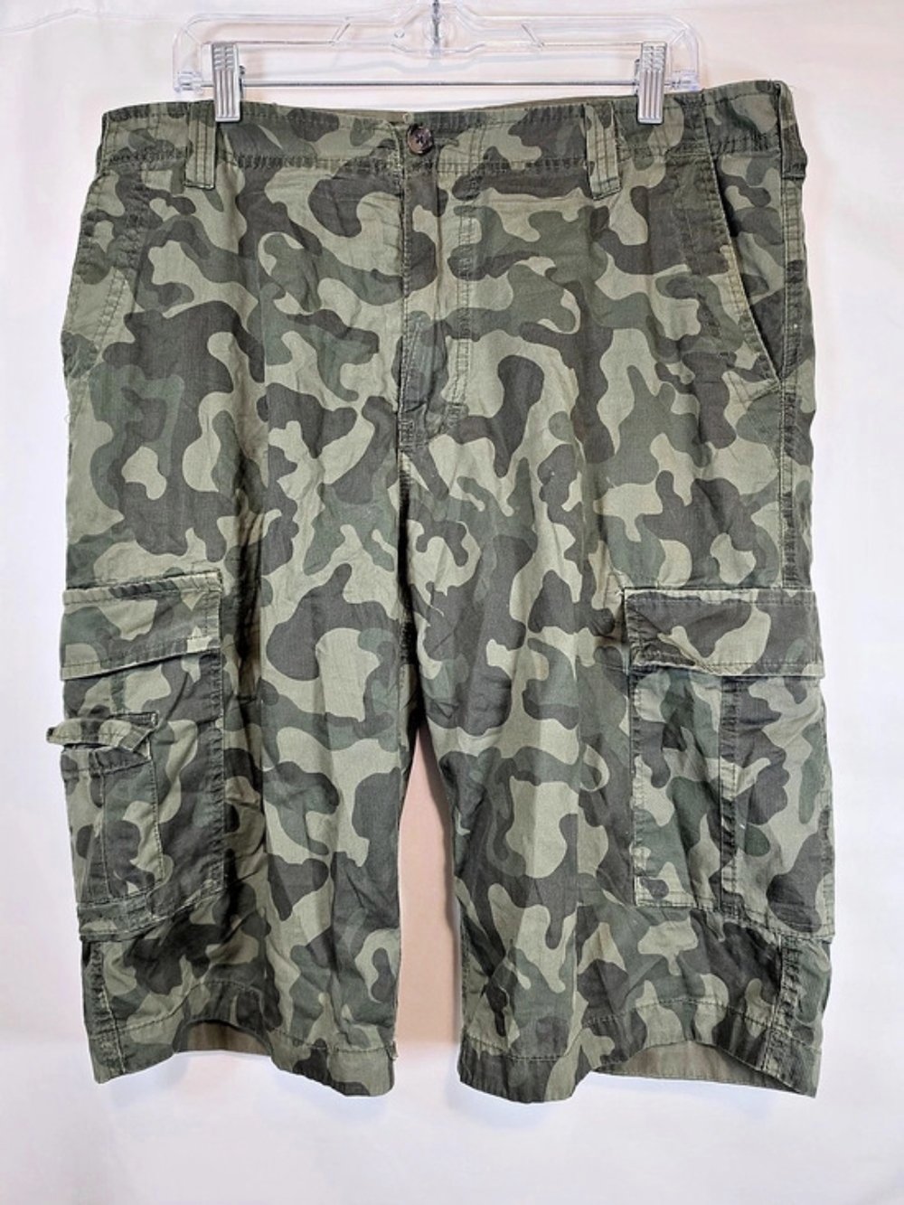 Urban Pipeline Men's Camo Cargo Shorts Waist 36 Relaxed Fit Casual